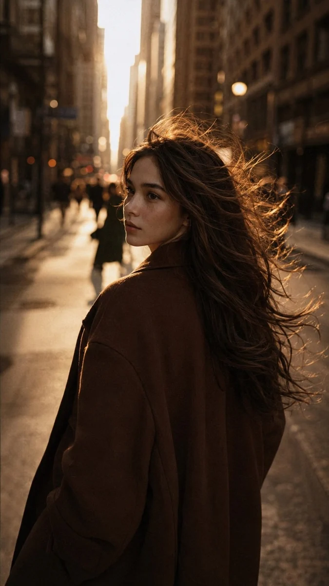 Cinematic Street Photography Portrait