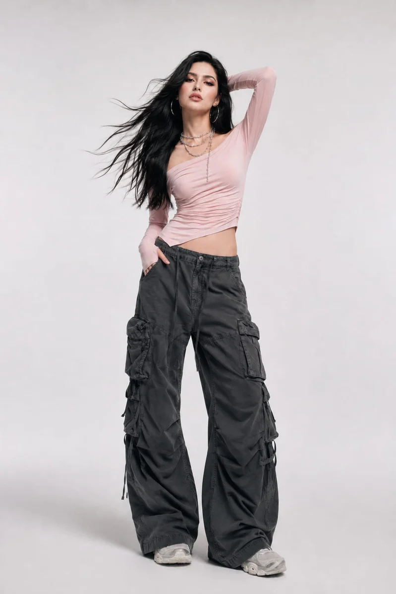 High-Fashion Studio Portrait of a Woman